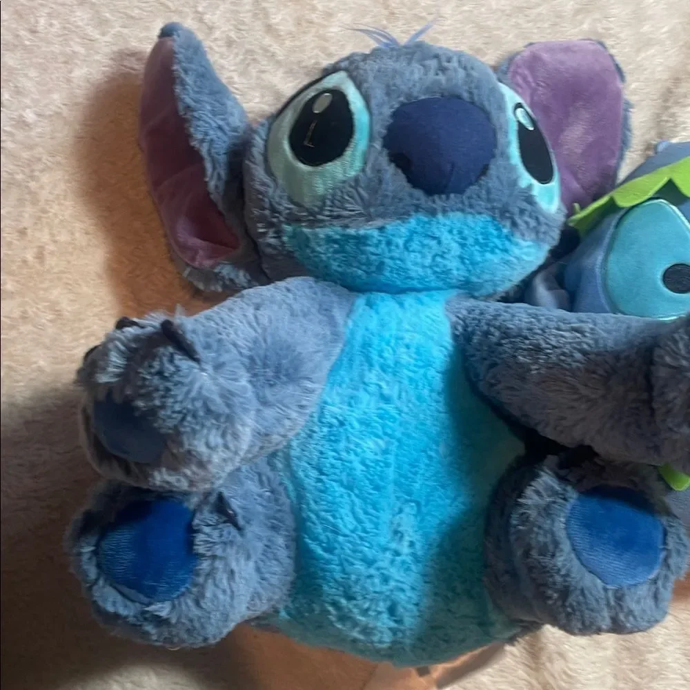 Disney Blue and Purple Stitch Plush Set